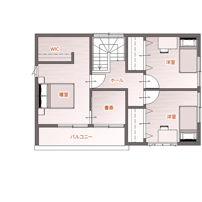 シェアされた間取りはこちら あなた好みの間取りがきっと見つかる 間取りシミュレーション 注文住宅のユニバーサルホーム