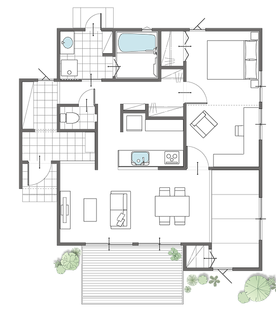 床面積23坪 type