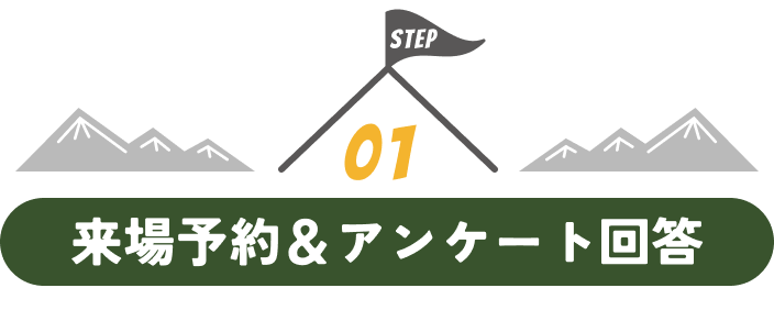 来場予約&アンケート回答